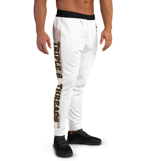 8xquiZit Collection T8T  Pynk Slaymingo Men's Joggers - White