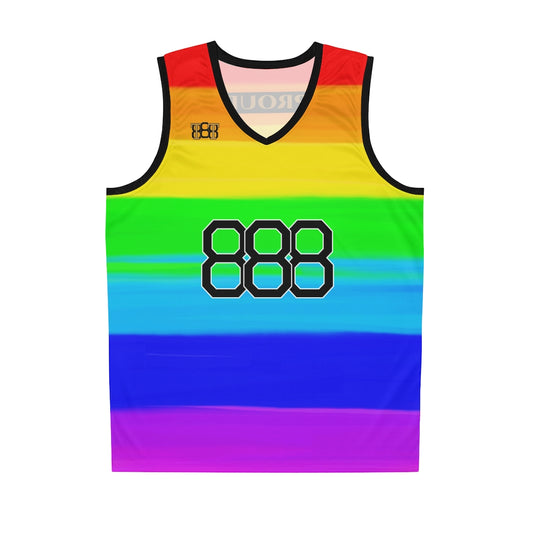 Pride 2022 Rainbow Basketball Jersey