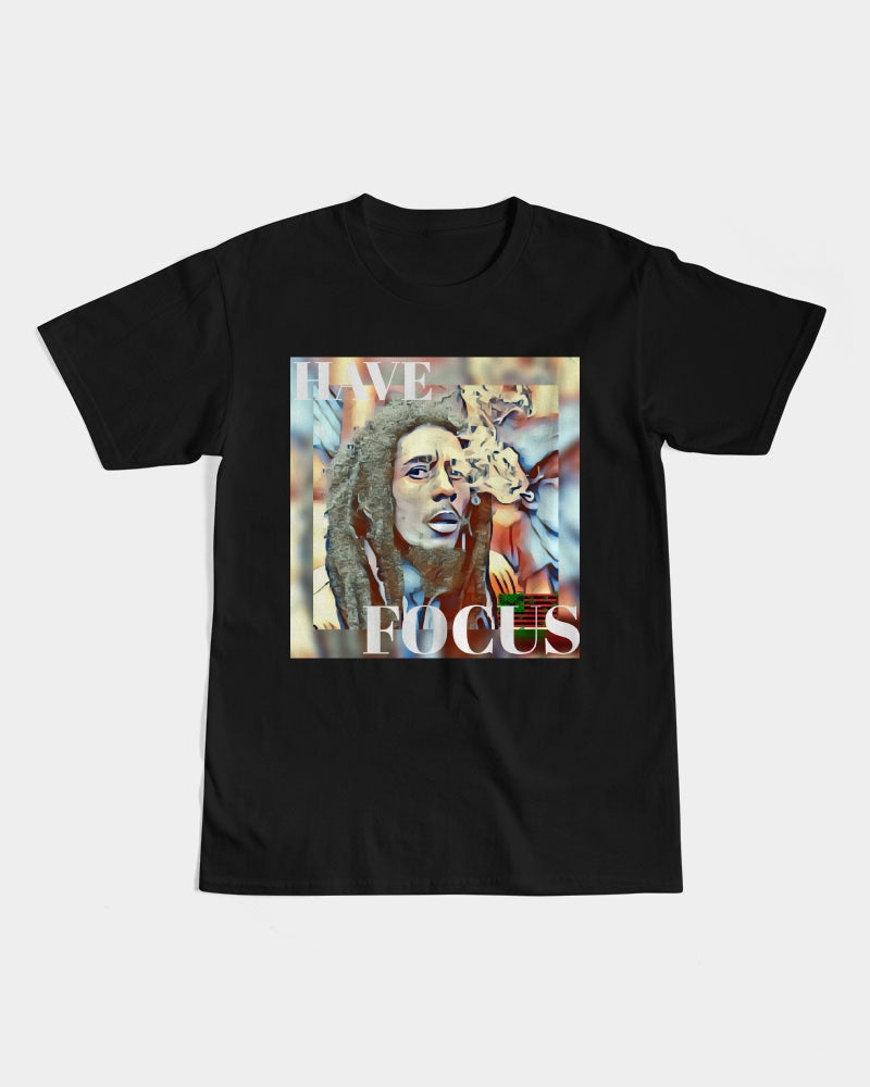 Have Focus "Bob Marley" Blue Men's Graphic Tee