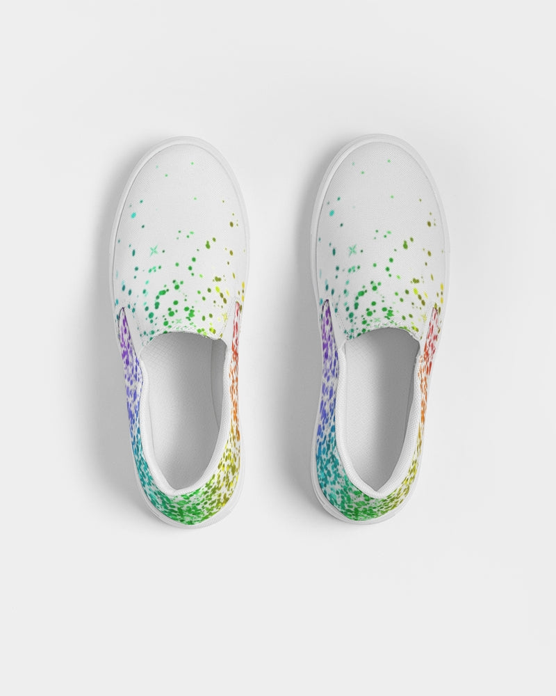 Rainbow Coruscate 2 Men's Slip-On Canvas Shoe