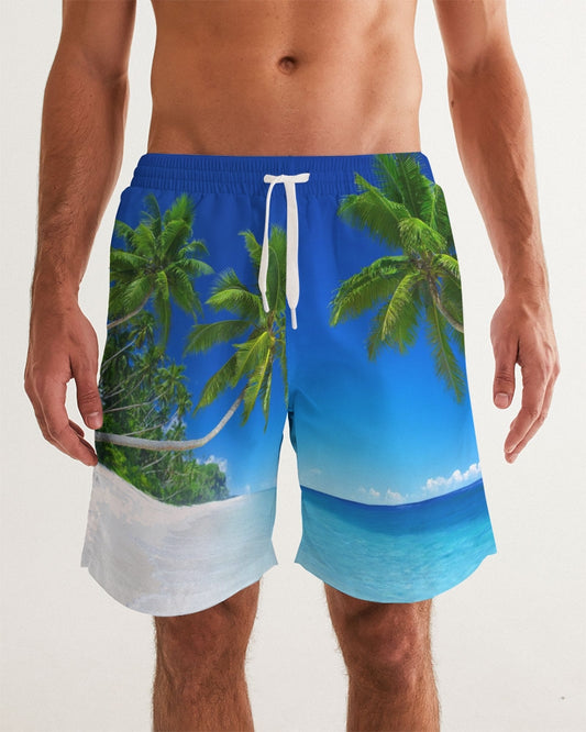 Beach Palms Men's Swim Trunk