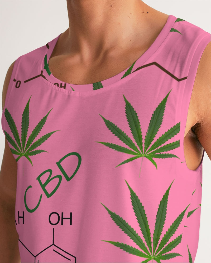 The Molecular Structure- Pink Men's Sports Tank