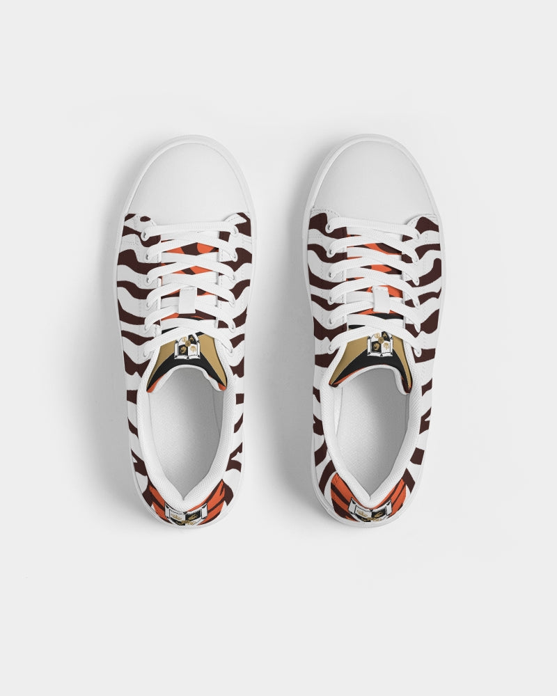 T8T Prosperity Shield - White Bengal Stripes Bengals Sneaker