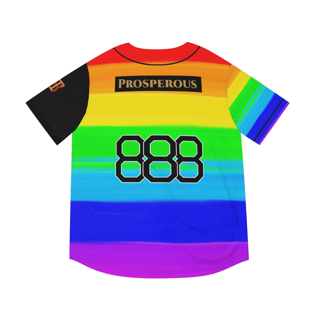 Pride 2022 Men's Rainbow Baseball Jersey