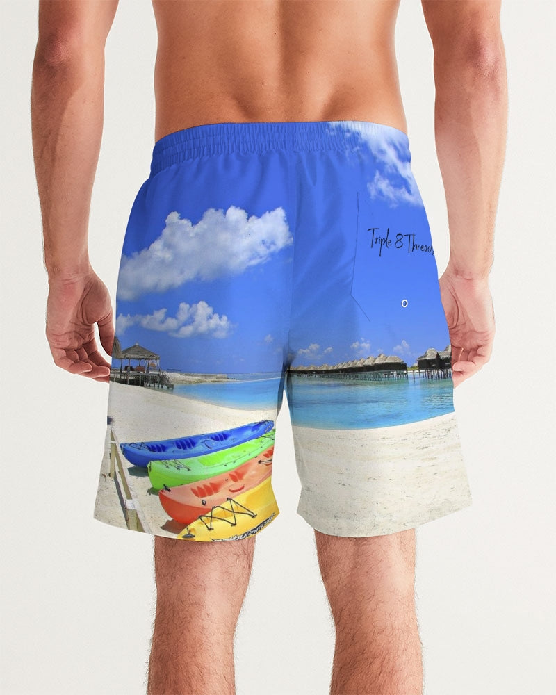 Beach Kayak Men's Swim Trunk