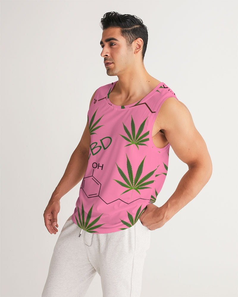 The Molecular Structure- Pink Men's Sports Tank