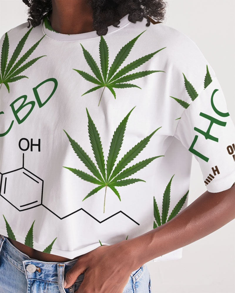 The Molecular Structures Women's Lounge Cropped Tee