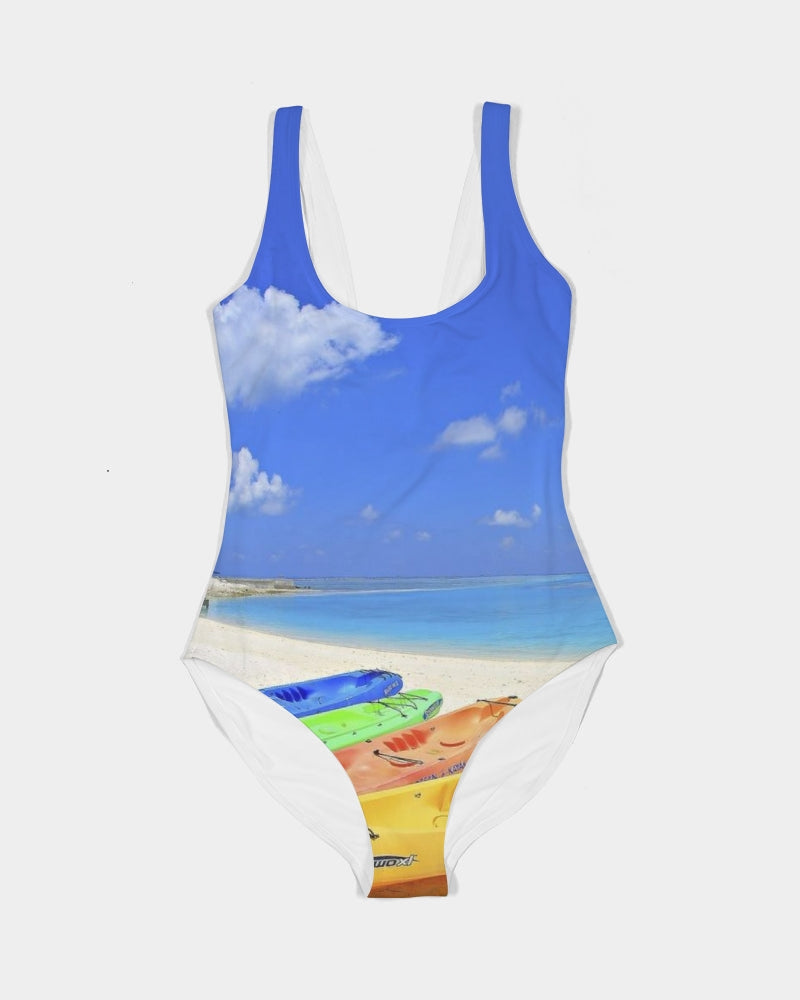 Beach Kayak Women's One-Piece Swimsuit