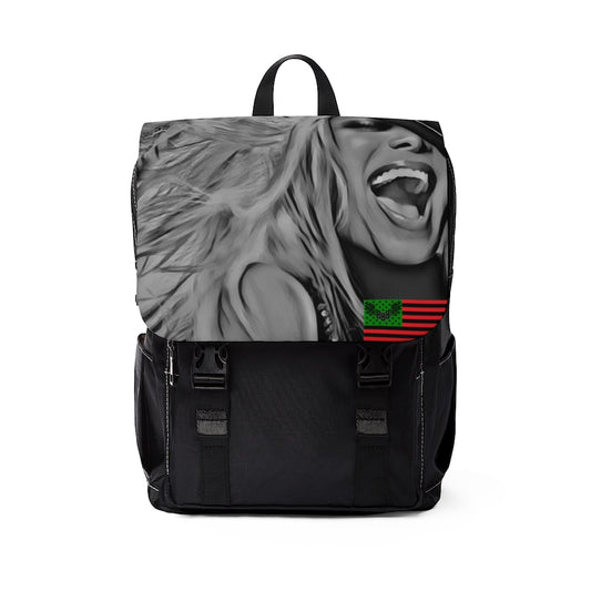 B/W Janet -  Unisex Casual Shoulder Backpack