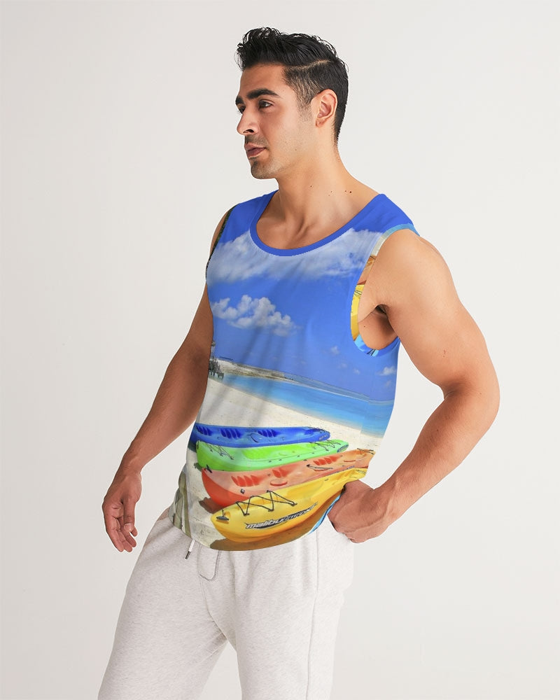 Beach Kayak Men's Sports Tank