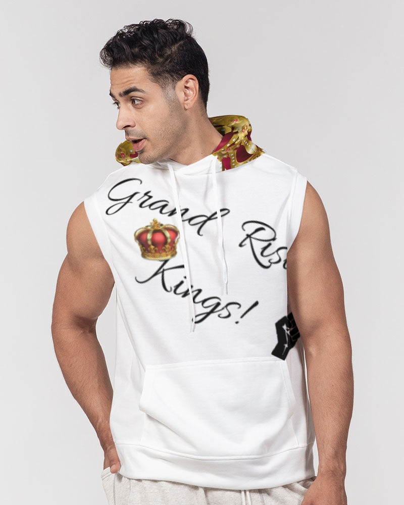 Grand Rising Kings Men's Premium Heavyweight Sleeveless Hoodie