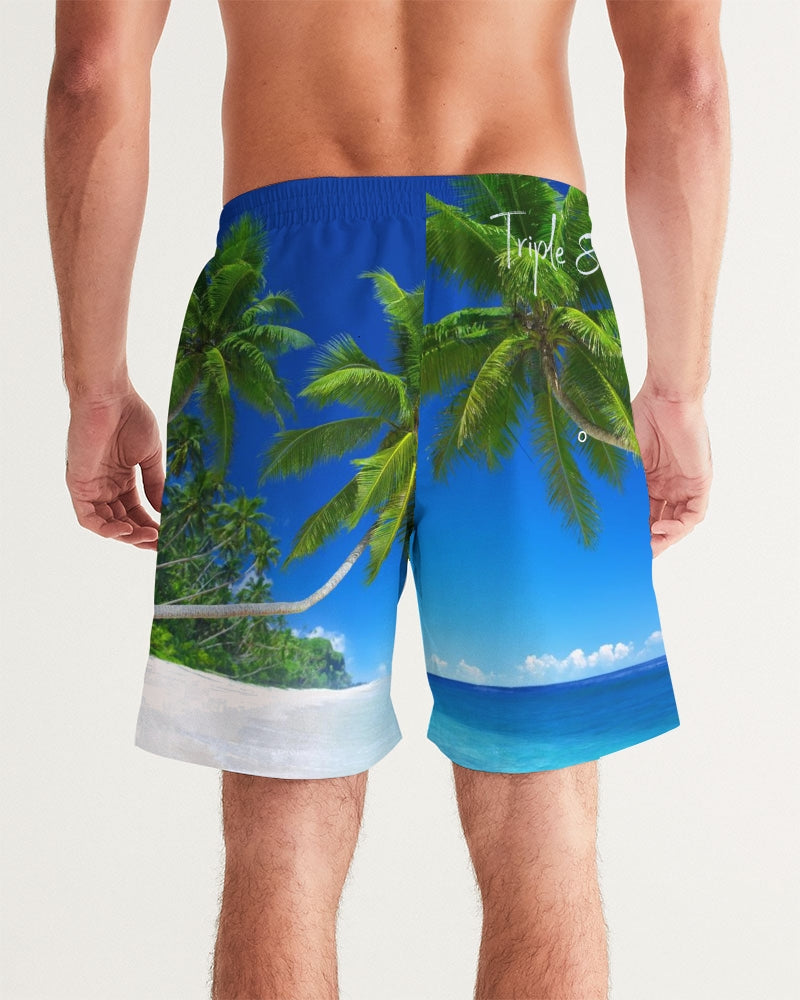 Beach Palms Men's Swim Trunk