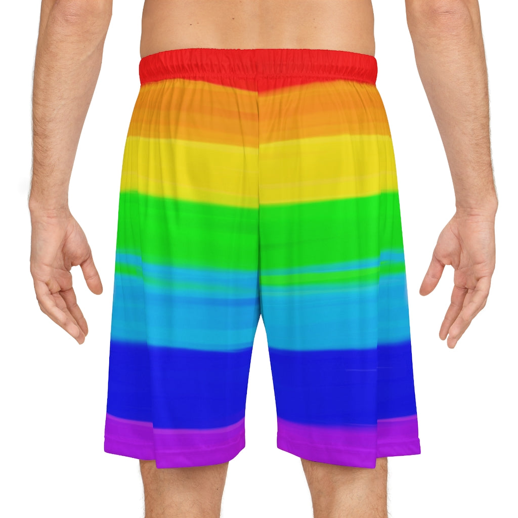 Pride 2022 Rainbow Basketball Shorts