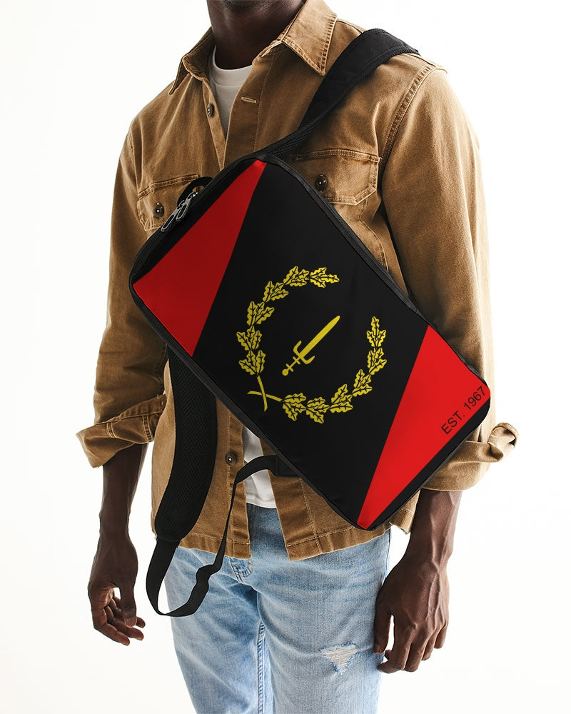 Black American Heritage Flag Slim Tech Backpack