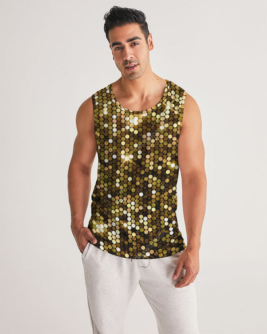 Gold Coruscate Men's Sports Tank