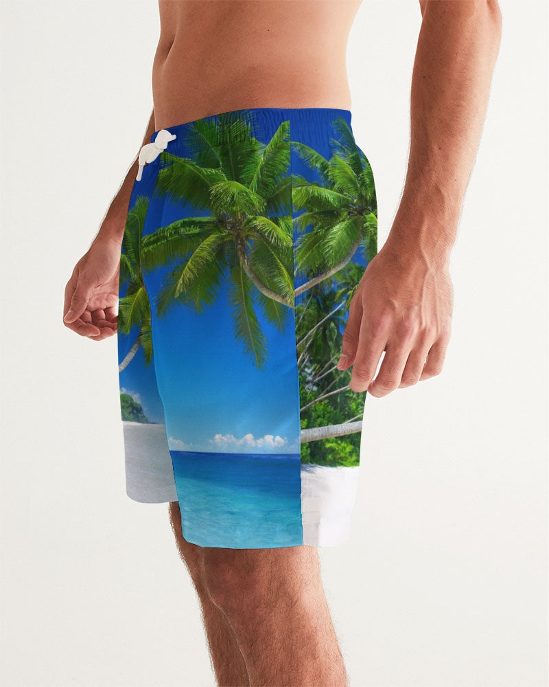 Beach Palms Men's Swim Trunk