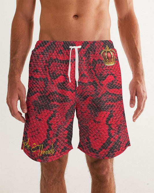 Red Snake Men's Swim Trunk