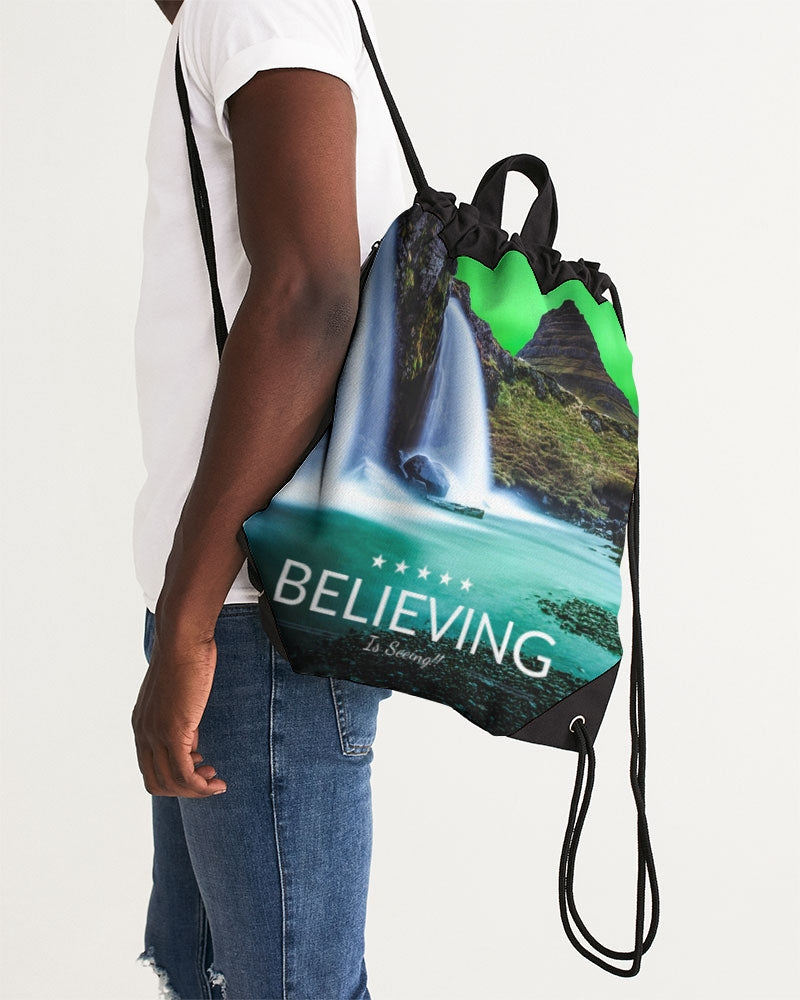 Believing is Seeing Canvas Drawstring Bag