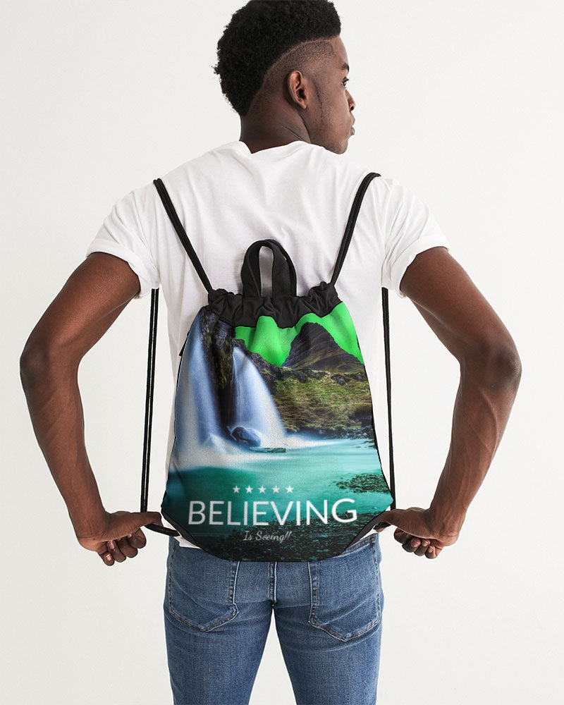 Believing is Seeing Canvas Drawstring Bag