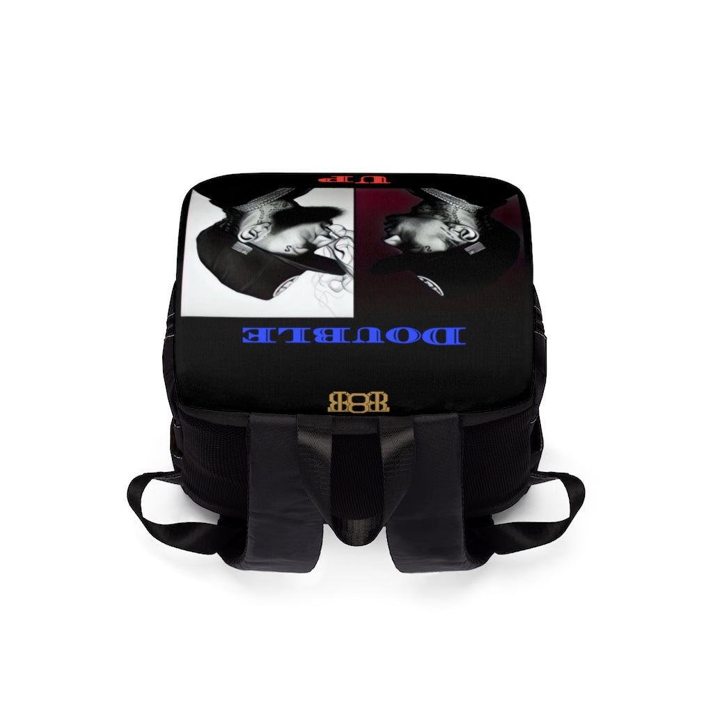 Nip Hussle Double Up Unisex Casual Shoulder Backpack