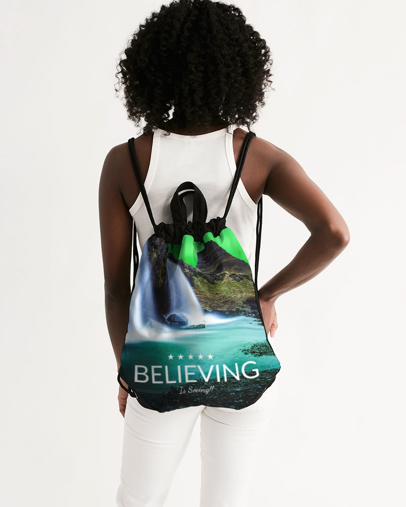 Believing is Seeing Canvas Drawstring Bag