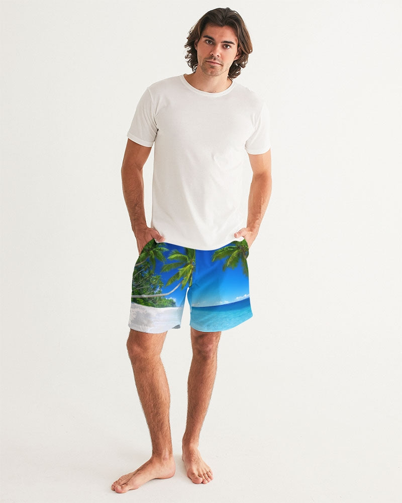 Beach Palms Men's Swim Trunk