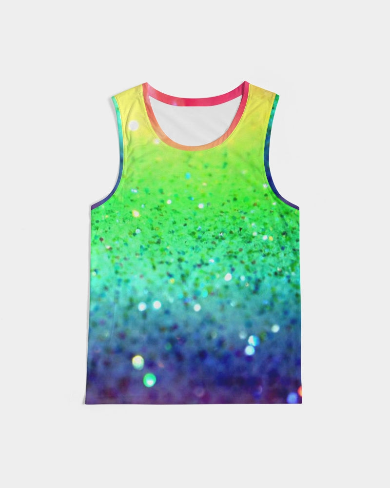 Rainbow Faded Coruscate Men's Sports Tank