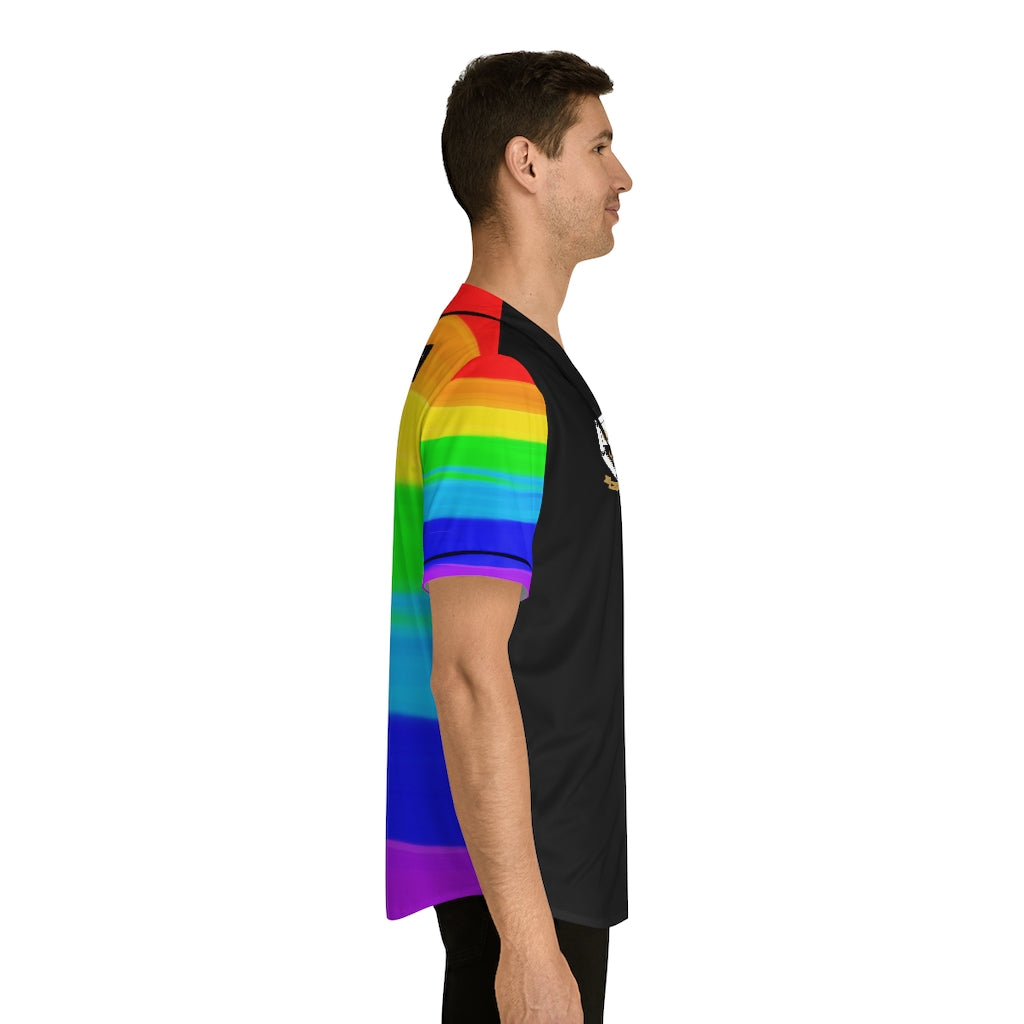 Pride 2022 Men's Rainbow Baseball Jersey