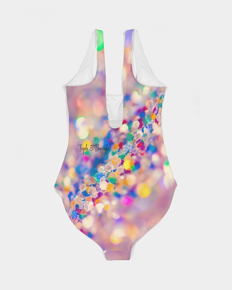 Rainbow Jewels Coruscate Women's One-Piece Swimsuit