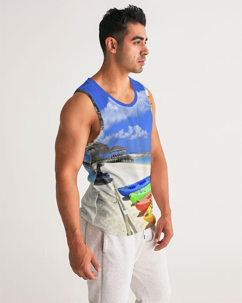 Beach Kayak Men's Sports Tank