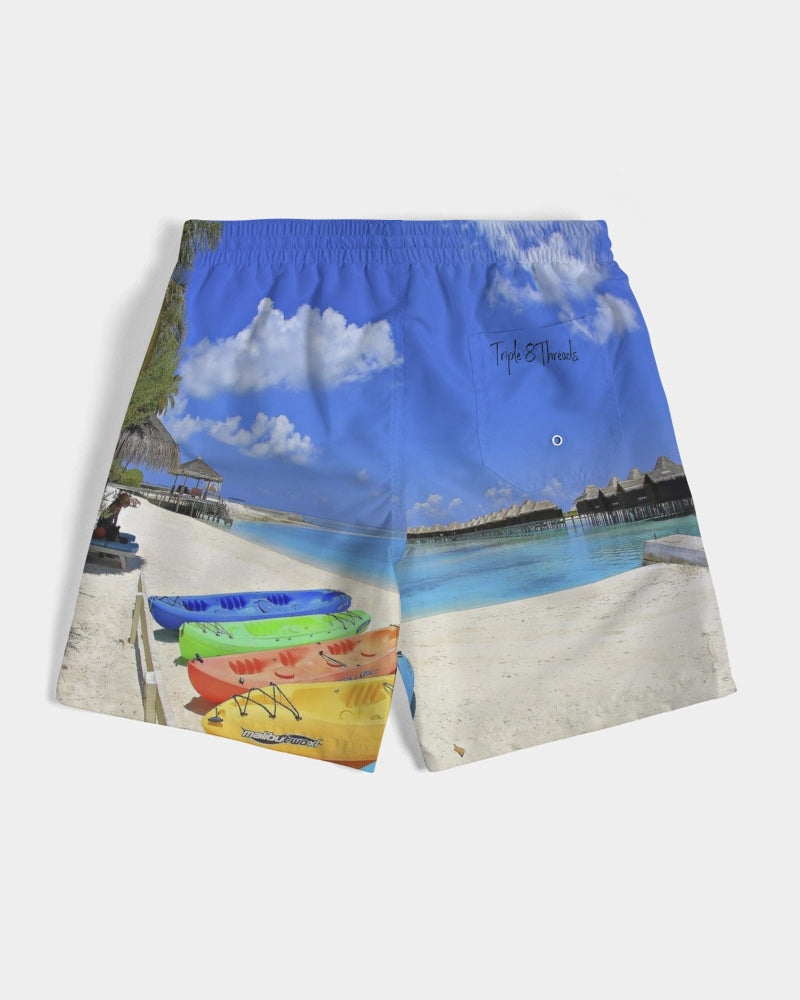 Beach Kayak Men's Swim Trunk