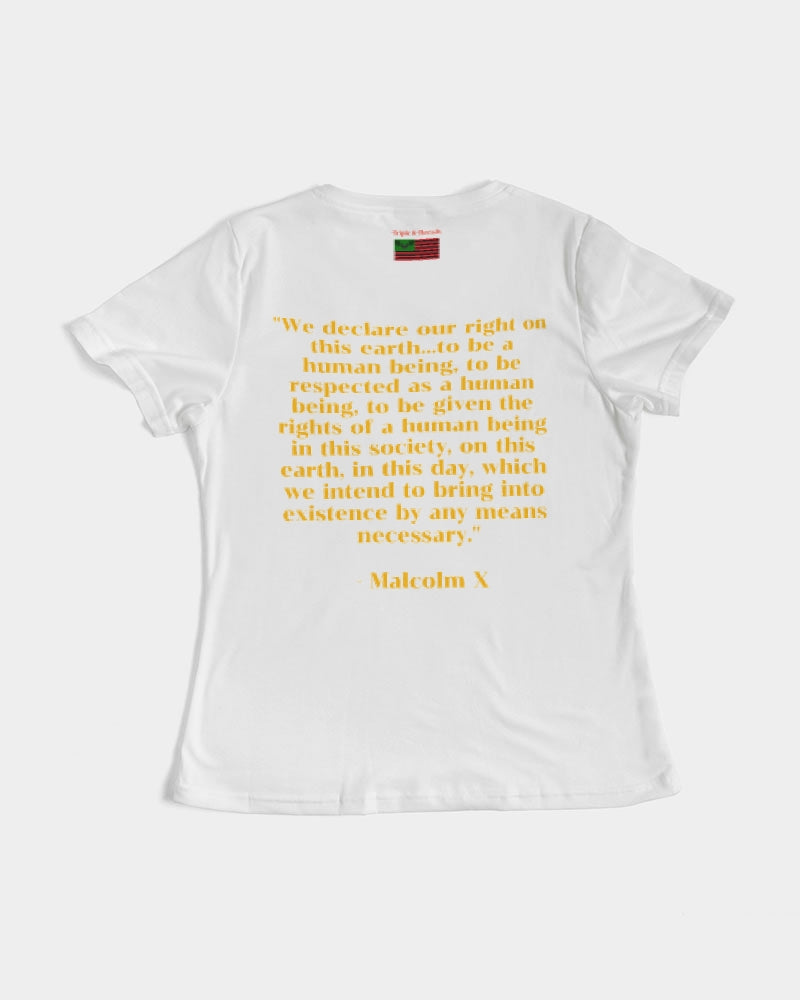 Malcolm X "Juneteenth 2020" The Quotes Women's Tee