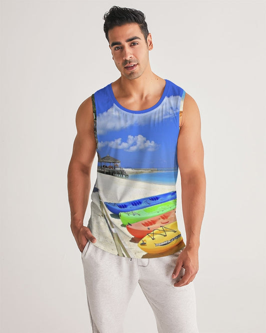 Beach Kayak Men's Sports Tank