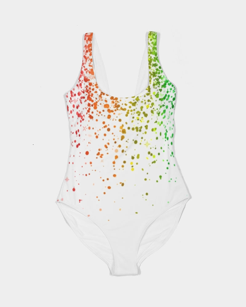 Rainbow Coruscate 2 Women's One-Piece Swimsuit