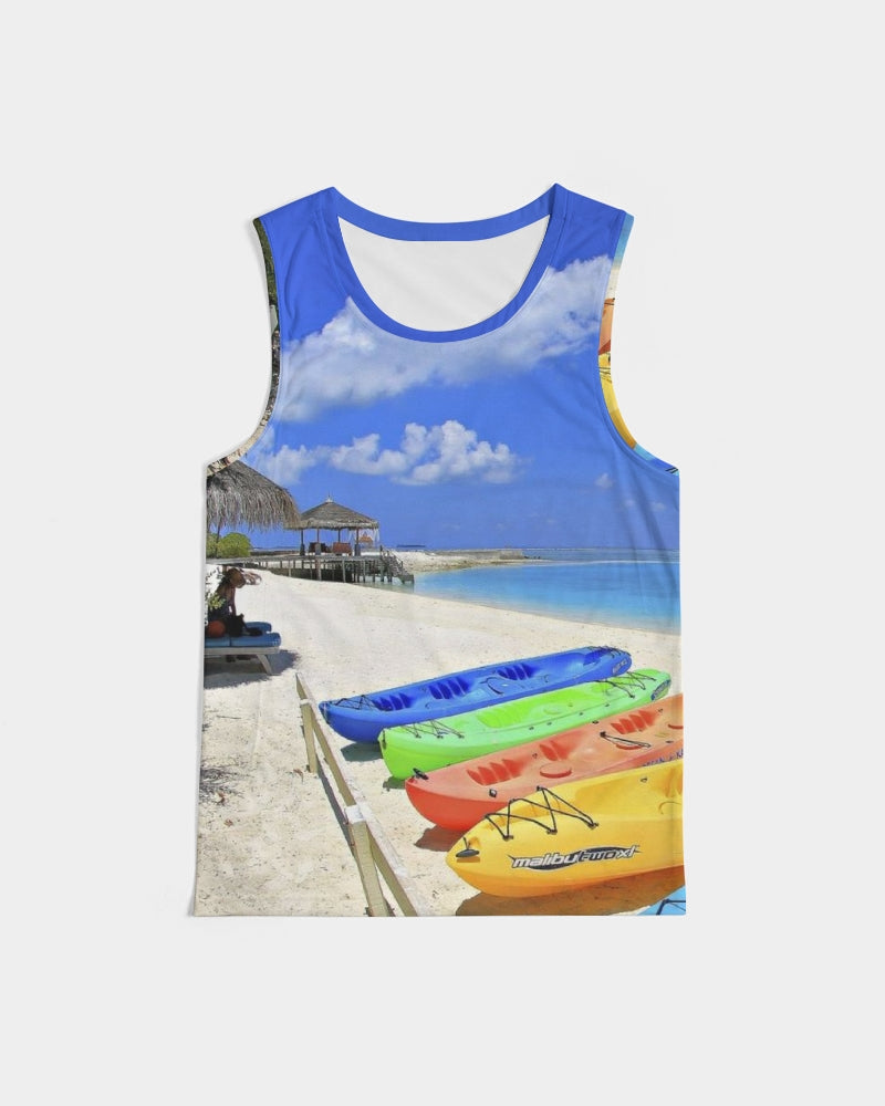 Beach Kayak Men's Sports Tank