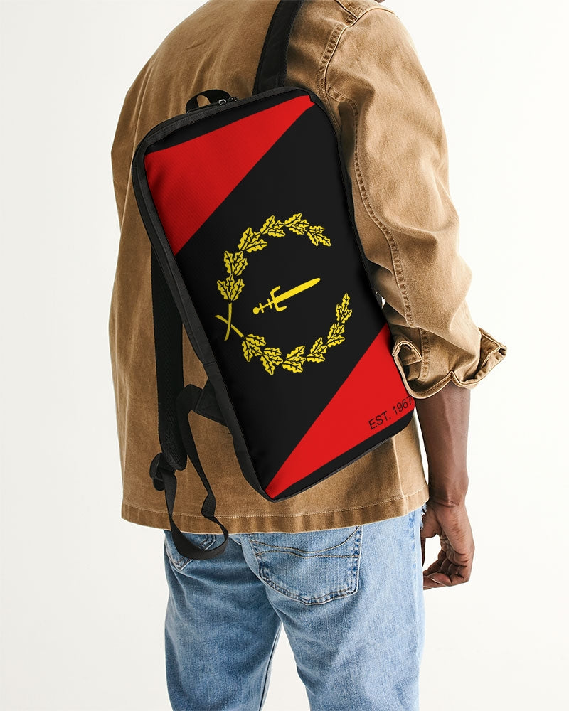 Black American Heritage Flag Slim Tech Backpack