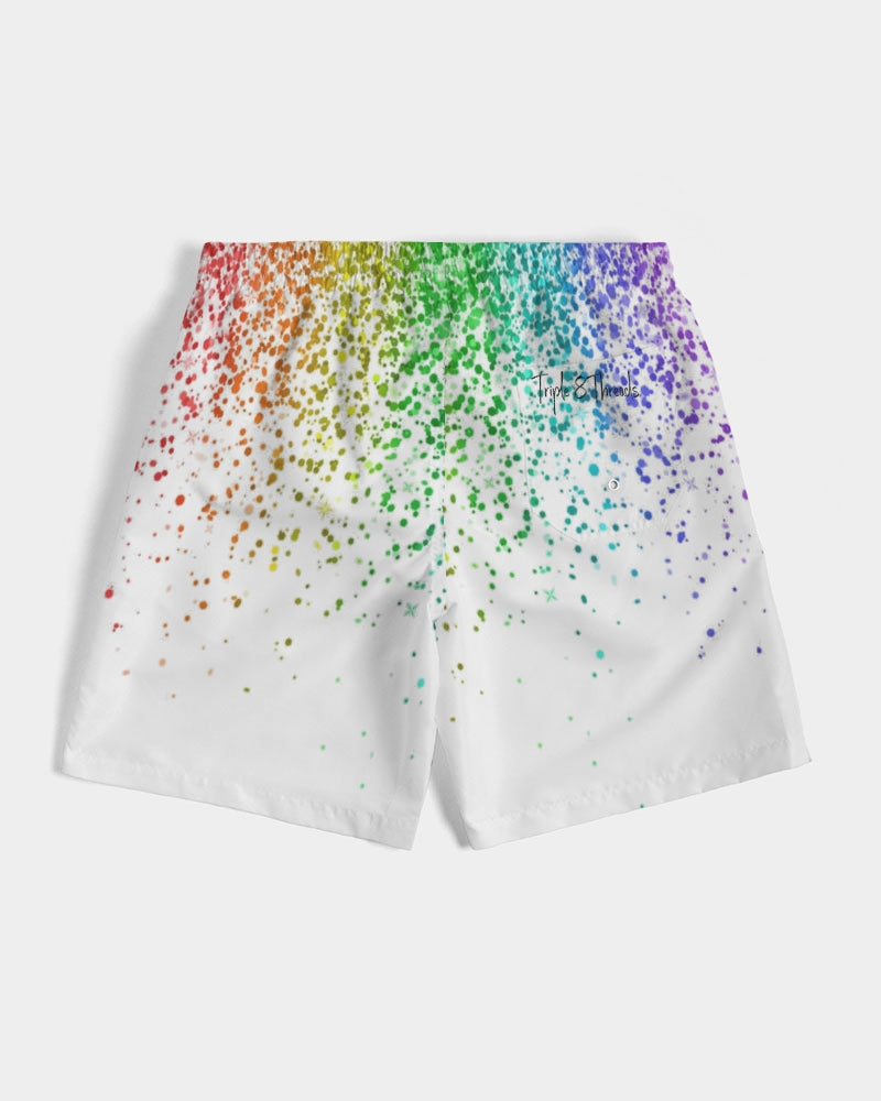 Rainbow Coruscate 2 Men's Swim Trunk