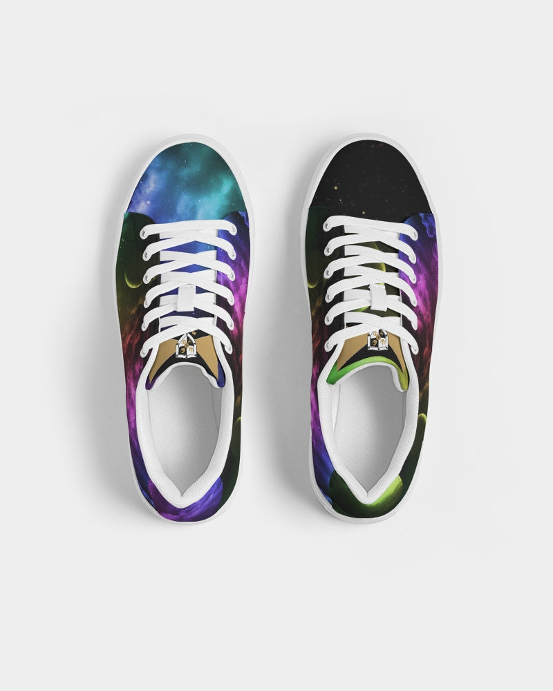 Pride 2022 Men's Rainbow Clouds Faux-Leather Sneaker