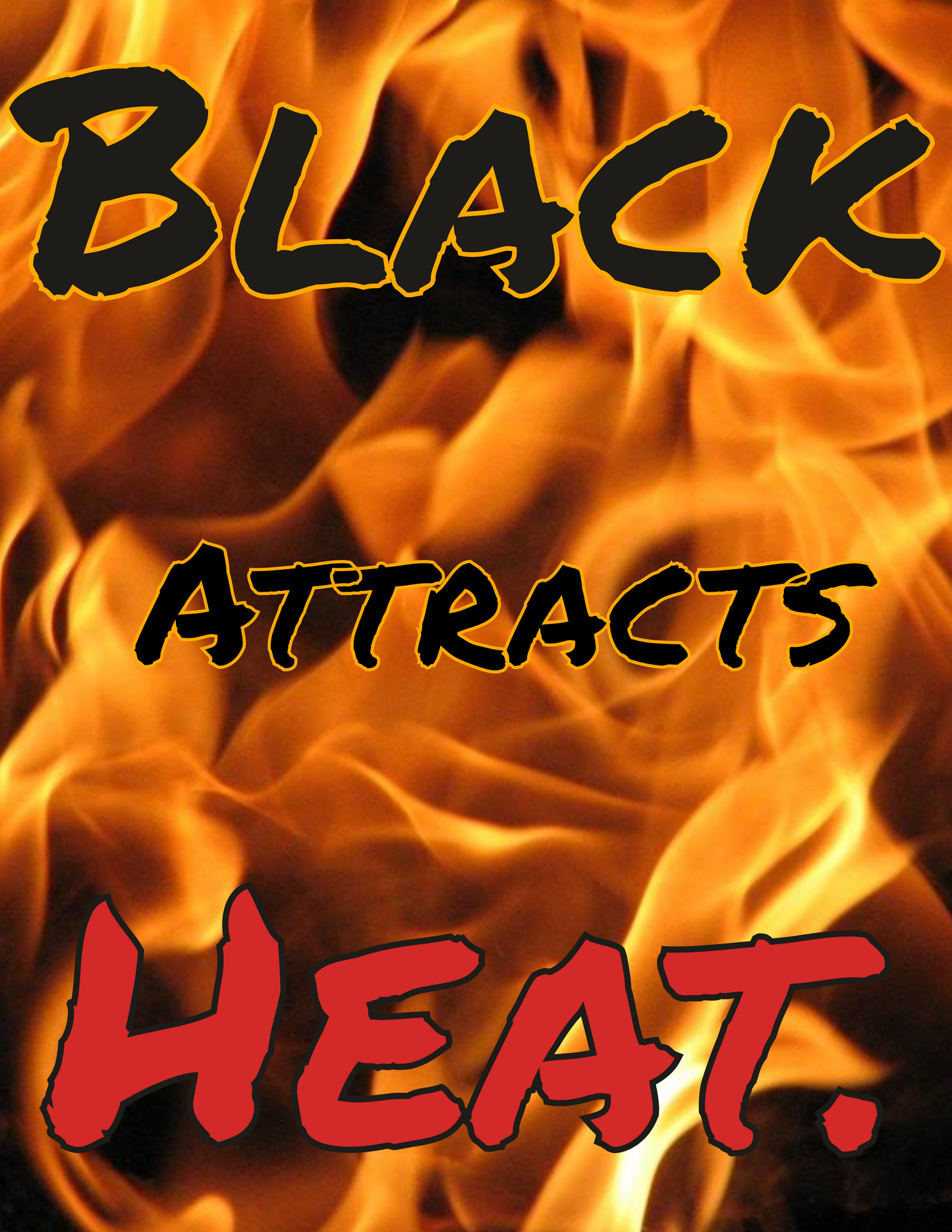 Men’s Black Attracts Heat tee