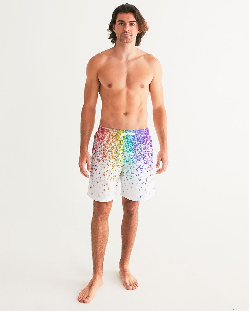 Rainbow Coruscate 2 Men's Swim Trunk