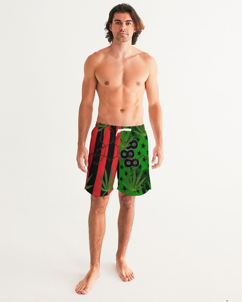 The Molecular Structure- T8T Men's Swim Trunk