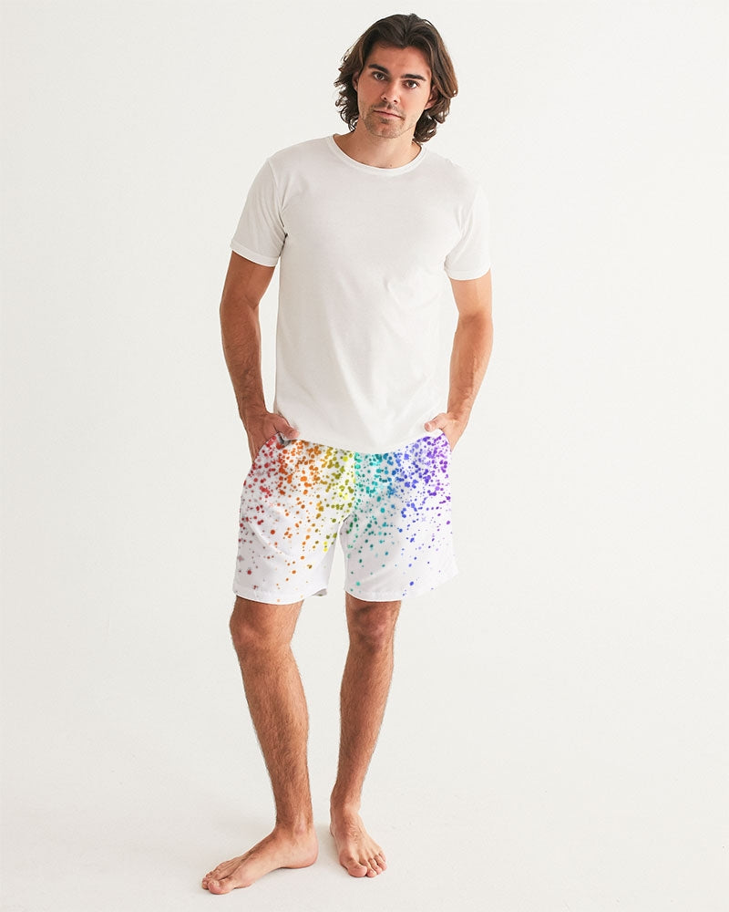 Rainbow Coruscate 2 Men's Swim Trunk