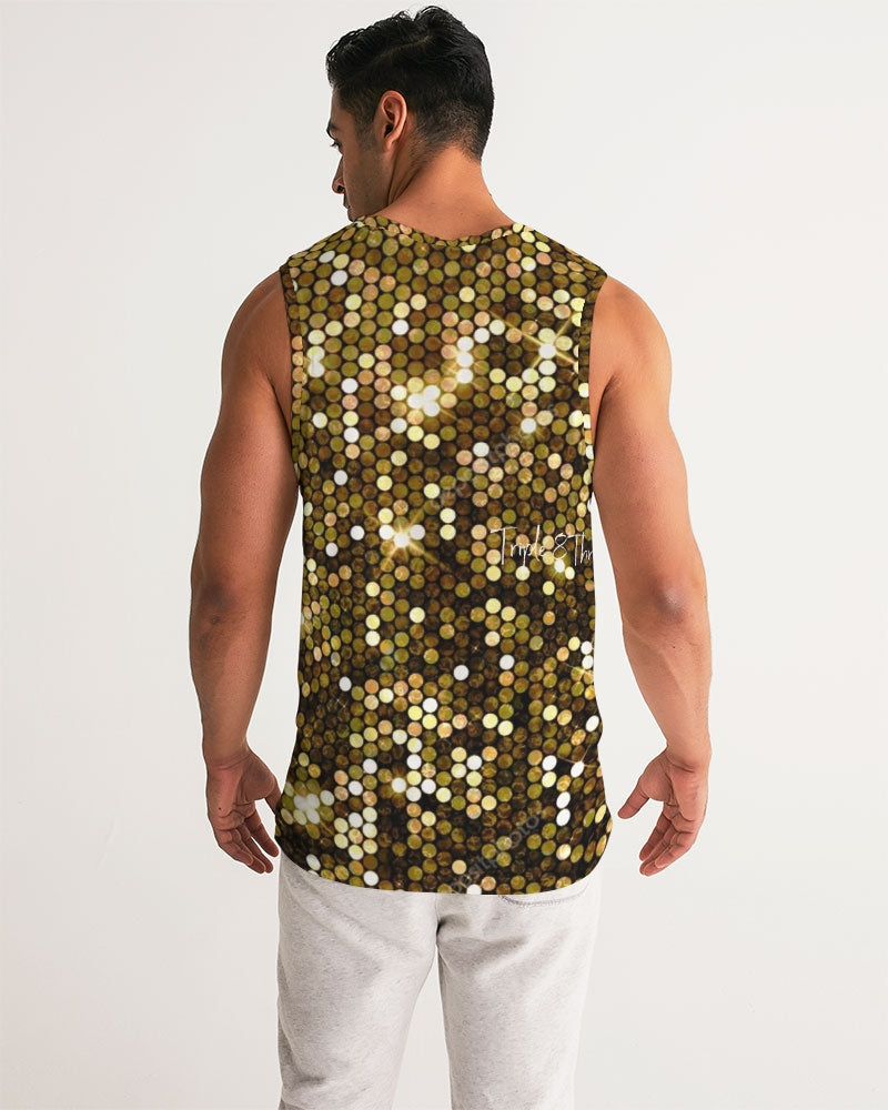 Gold Coruscate Men's Sports Tank