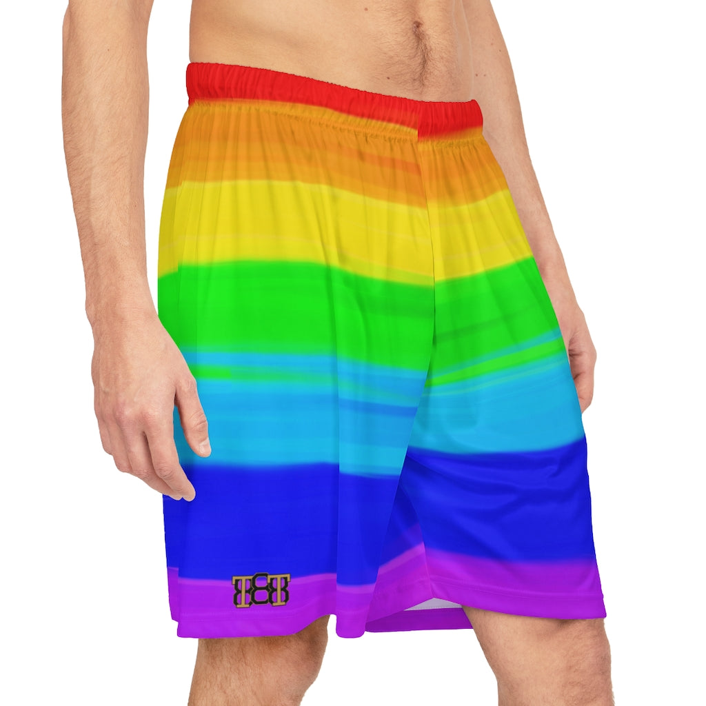 Pride 2022 Rainbow Basketball Shorts