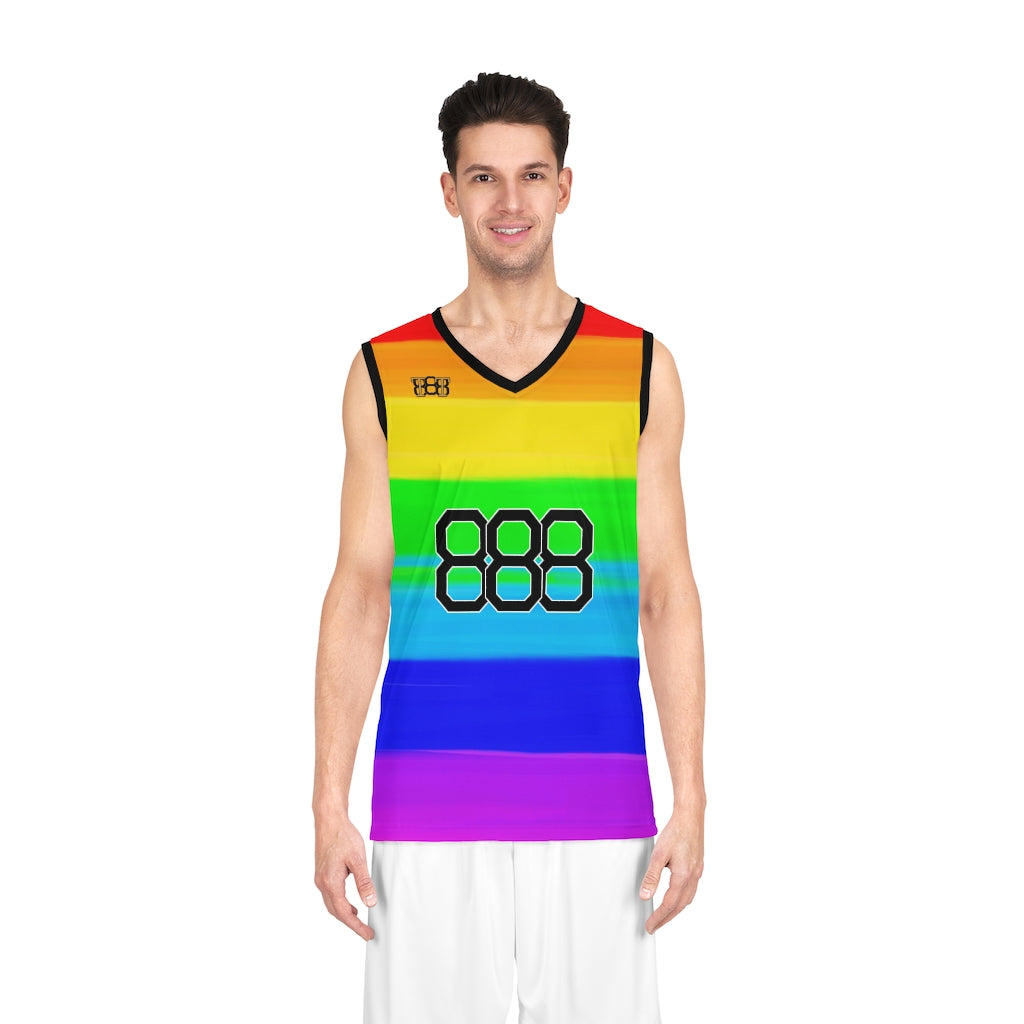 Pride 2022 Rainbow Basketball Jersey