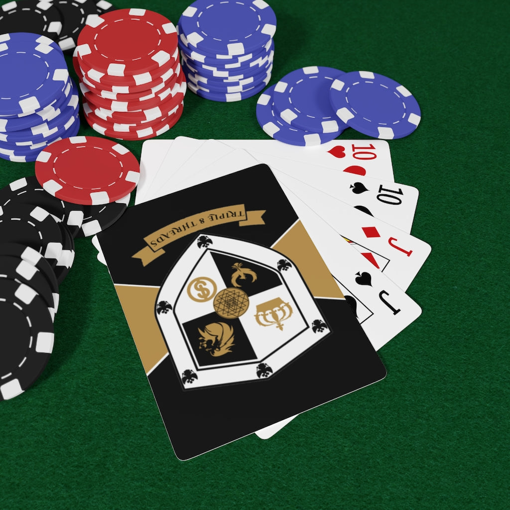 T8T Prosperity Shield Poker Cards