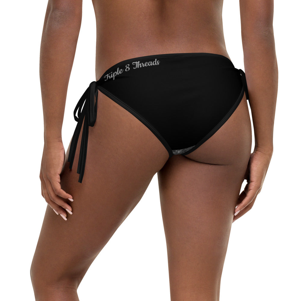 Silver n Black Coruscate Bikini Bottom