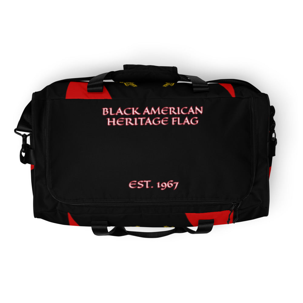 Black American Heritage Flag Duffle bag