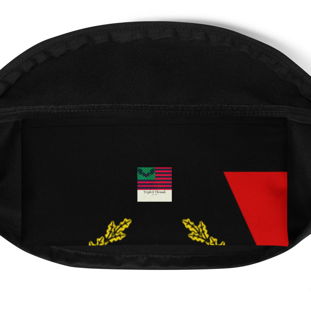 Black American Heritage Flag Fanny Pack