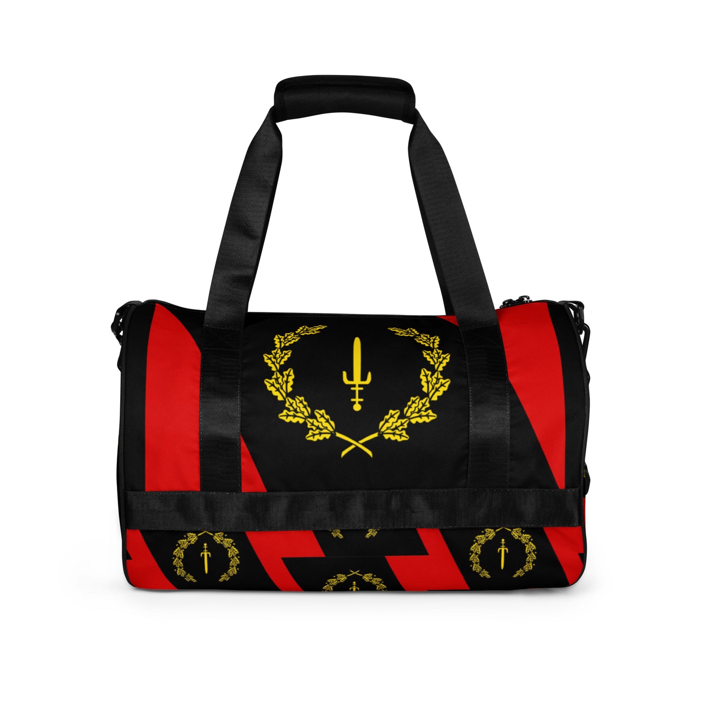 Black American Heriage Flag Gym Bag